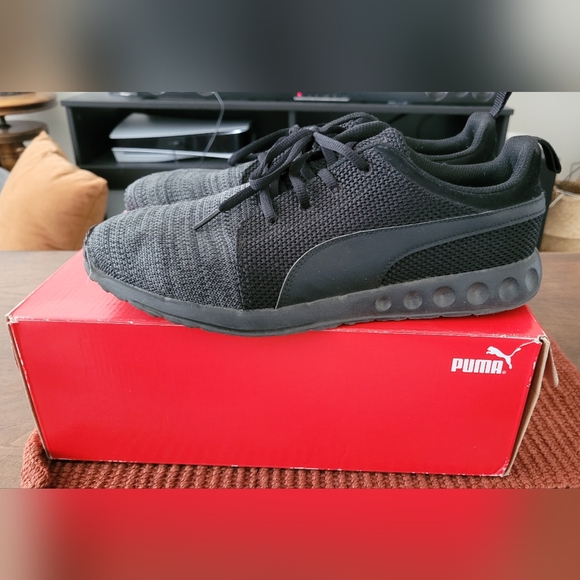 Puma Carson Runner Knit (Black)- Mens sz 10 US - Picture 6 of 7
